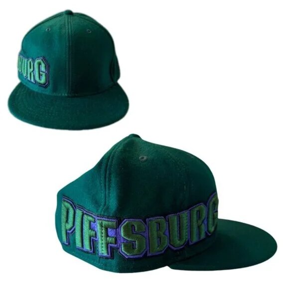 Rare New Era x Secret Society 'Piffsburg' Fitted Cap - Size 7 3/8 NWOT - Picture 2 of 7